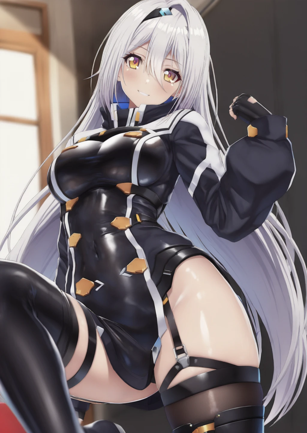 spread legswide,Sitting and bending your legs,Emphasize the crotch,Make it the highest quality,Realistic body,Inserting streaks in the crotch,