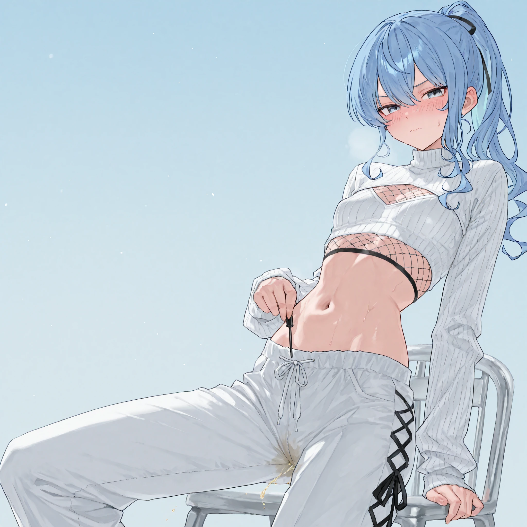 (masterpiece:1.2, best quality), closeup, 1girl, petite, young teen 12yo, slim, colorful down jacket, open clothes, (white panties), naked breast, small breast, nipple, long hair, smile, sitting in cafe, drink coffee,, winter, snow, watercolor