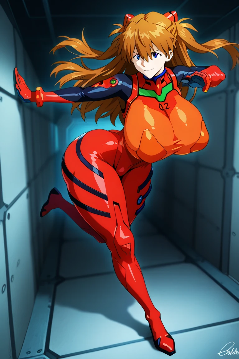 ((Table t○p, highest quality, Hi-Res Lucifer,Anime Screen Capture、Perfect Pixel, 4K)))、Perfect Anatomy、(((Huge breasts、Wide hips、Thick thighs)))、Sweat, (((Red and grey cyber suit、Red preading her legs))),(Blue colored eyes)、((Long twin tails、Fox Ears))、((brown hair)), Red ribbon、 Shrine maiden、((((blush、Embarrassing))))、Tight clothing、:○、(Spaceship cockpit)