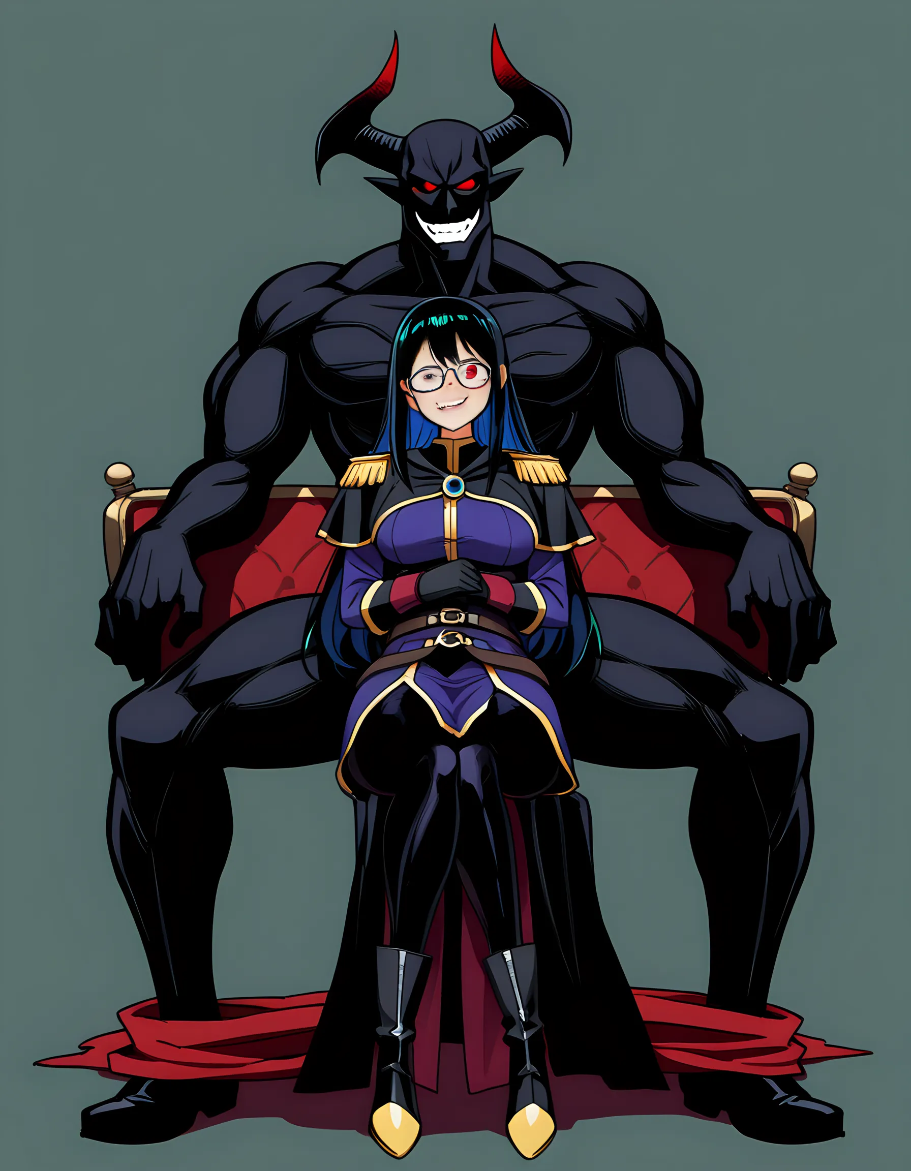 extremely detailed CG,unity 8k wallpaper,beautiful detailed eyes,perfect ???????,novel illustration,high resolution,ultra-detailed,masterpiece,super detailed skin,senjumarushutara, senjumaru shutara, long hair, bangs, blunt bangs, black hair, sidelocks, (black eyes:1.5), makeup, lipstick, red lipstick, mechanical arms, extra arms,zofa ????????,zofa belt, ????? jewel, forehead mark, black gloves, black boots, 1boy is faceless male, 1 girl, bambietta, 1girl, long hair,hair between eyes,bangs,black hair,,{{pregnant}},full body Shot, bunnyfishnet,?????_ears,naughty face, {{bald faceless male}},hetero,reverse upright straddle,intercourse with a man,??????? ?????,excessive ???,bedroom