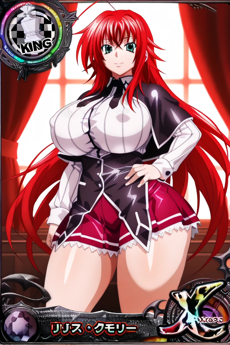 Happy woman, with wolf ears and red hair, holding her cheeks, wolf tail, wearing a latex dress, looking at veiwer, full body, you can see her chest, naked breasts