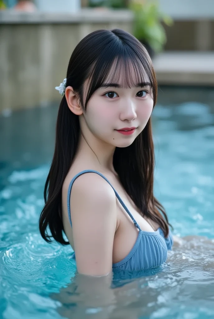 (table top, highest quality:1.2), 8k, official art, 3 photos of life,Shooting while standing backwards、18才full nude、Three cute junior high school girls、All three are cute、full board building 4、cute、school pool、skinny、14 years old、incredible cuteness, (whole body,full nude:1.4), three beautiful girls, cute face, turn back,beautiful breasts, full nude, Beautiful slenderness, teen, looking at the viewer, film grain, chromatic aberration, sharp focus, face light, dynamic lighting, cinematic lighting, Eye and face details, background bokeh,(((no makeup)))、poolside high