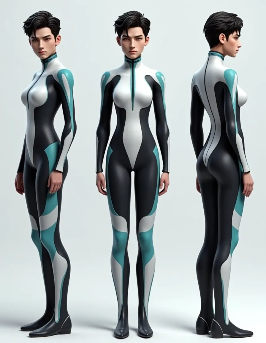 Ultra-realistic and ultra-detailed 8k RAW photos with realistic cyberpunk elements, best image quality, ultra-high resolution, exquisite mechanical body, long black ponytail, white leggings, ragged clothes, big breasts, Cleavage temptation girl, bikini, naked lower body, white background. No mask. red lips