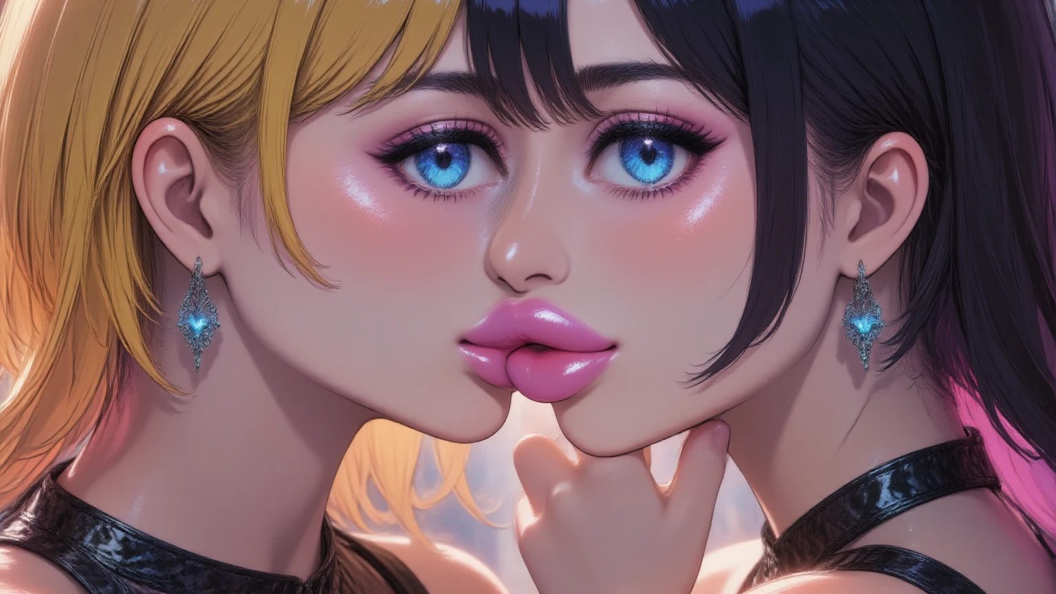 2girls kissing, Bratz Dolls, 2 lesbians.