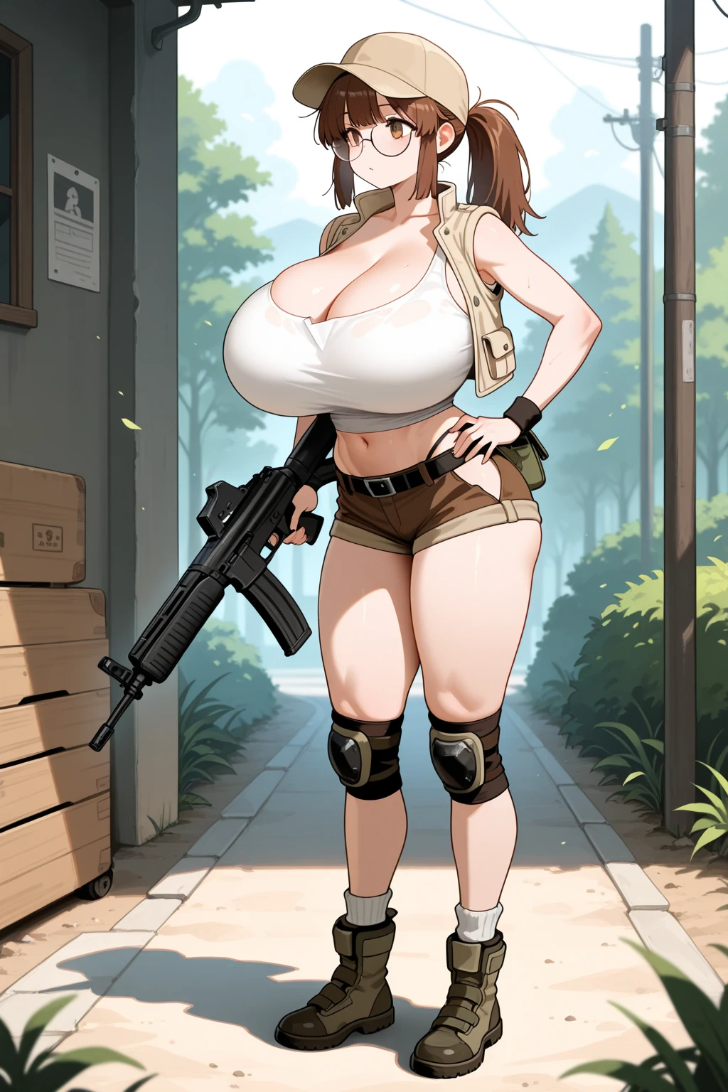 Slime girl, (slime), Slime hair Double buns hair style, Pumpkin Orange, weapon belt, Masterpiece, Best Quality, gigantic breasts, slime girl, slime girl, purple hair, lavender hair, yellow clothes, weapon belt around waistline, rifle, long rifle, AR-15 Rifle, assault rifle, exposed yellow bra, yellow clothing, wearing yellow clothing, fully body view, tight yellow dress, Rifle in hand, mature woman, gorgeous, perverted, sexy, yellow dress, exposed chest, exposed bra, exposed breast, black boots/heels, gold bracelets around wrist, holding rifle, aiming with rifle, tactical stance, tactical gear, sweaty body, long legs, tall woman, lustful yellow eyes, yellow lingerie , Slime girl, (slime), Slime hair Double buns hair style, Pumpkin Orange, weapon belt, Masterpiece, Best Quality, gigantic breasts, slime girl, slime girl, purple hair, lavender hair, yellow clothes, weapon belt around waistline, rifle, long rifle, AR-15 Rifle, assault rifle, exposed yellow bra, yellow clothing, wearing yellow clothing, fully body view, tight yellow dress, Rifle in hand, mature woman, gorgeous, perverted, sexy, yellow dress, exposed chest, exposed bra, exposed breast, black boots/heels, gold bracelets around wrist, holding rifle, aiming with rifle, tactical stance, tactical gear, sweaty body, long legs, tall woman, lustful yellow eyes, yellow lingerie, mature body, mature face, dark purple hair color, purple hair