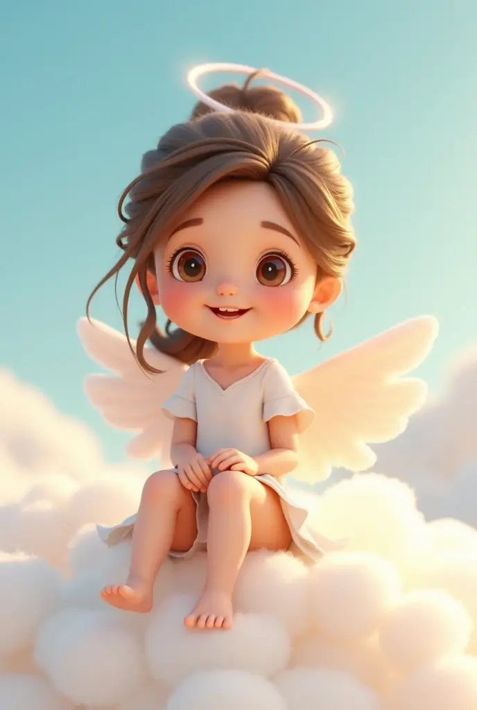 a girl. with short blonde hair. Wavy. with pigtails. with red short overalls. with neon red converse tennis shoes. with white socks. how angel. smiling. in the background of a landscape. looking back. on a rock. dirty. Showing its parts