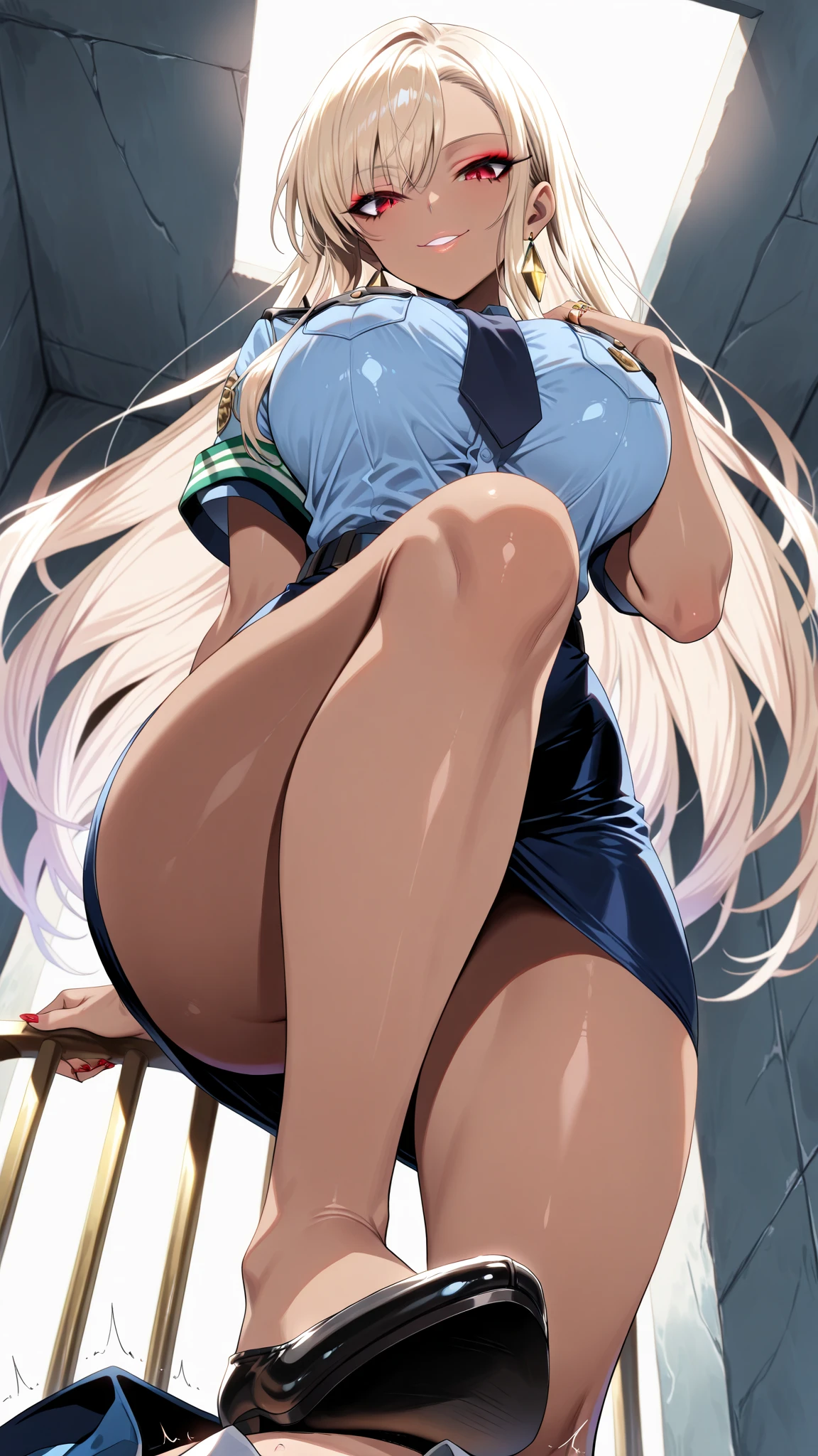 master masterpiece, best quality, High resolution, high resolution, 1 girl, alone, angle from below, skirt,  breasts exposed, シャツを着てないのでbreasts exposed、fluffy chest, cleavage,ぼっ起nipple, 固nipple, プリーツskirt, socks, 黒いskirt, long sleeve, bangs, Black sockss, dress shirt, troubled look,red face, sweaty, soaking wet, See through, thin clothes, 風に舞うskirt, リフトアップskirt,skirtを手で捲り上げて陰毛を見せている、 crotch line, hip line, , beautiful leg line, water droplets running down the legs, Lower body soaking wet, My waist was wet, excessive crotch droplets, Three-dimensional effect of body parts, realistic skin texture, focused on feet, kneel down, spread your knees, bright room, , lighting from below, ,platinum blonde,medium hair,red eyes、I&#39;m not wearing underwear、I&#39;m not wearing a bra、I&#39;m not wearing pants、thin pubic hairは丸見え、nippleも丸見え、No clothes are worn from the chest down、全naked、素っnaked、not wearing any clothes、Stand with your legs straight、I&#39;m not wearing anything on my legs、exposed bare skin、All breasts are exposed、I&#39;m not wearing underwear、skirtを手で上げている、Pubic hair exposed、thin pubic hair、beautiful pubic hair、はだけてbreasts exposed、シャツを着てないのでnippleが丸出し、Breasts are showing、nippleが丸出し、nippleが丸出し、手でシャツを引っ張りnippleを見せている、手でシャツを引っ張りnippleを見せている、手でシャツを引っ張りnippleを見せている、naked、belly button、nipple、胸元をぐっと開いてnippleを見せる、belly button、belly button丸出し、belly button及びnippleが丸出しになっている状態