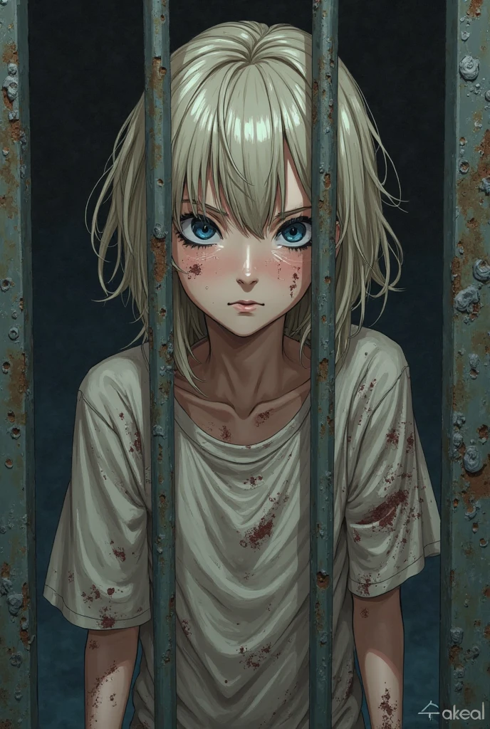 score_9, score_8_up, score_7_up, score_6_up, score_5_up, score_4_up, rating_questionable, pale petite young sex slave with short chin-length hair, solo, post-apocalyptic, wearing a slave collar and shackles, e-girl haircut, (wearing a black top), pantiless, embarrassed and humiliated, (scared:0.5), detailed background, exhausted, eyebags, masterpiece 2d digital art, ((realistic face and eyes)),  <lora:add-detail-xl:1>,  <lora:13_emb:0.4>, (detailed cute pretty face), <lora:OldAnimeStyle_XL_v3:0.3> Vintage, 1990s \(style\), gritty, grainy,  <lora:slave_restraints:1> slave_restraints outfit, holding back tears, detailed skin texture, (tits out), average physique, flat color, no bra, <lora:Rainbow Style SDXL_LoRA_Pony Diffusion V6 XL:0.8>, on her knees, (view from above), looking up at viewer, forced nudity, open mouth
