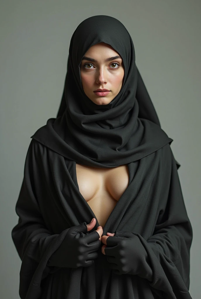 (((Old lady:1.4))), Saggy breast, (((Water Splash))), Stripper, nude , javanese, (((hijabi))), cleavage, reflection light, chiaroscuro, depth of field, cinematic lighting, ray tracing, Sony FE GM, UHD, super detail, masterpiece, textured skin, high details, best quality, award winning,3D,hdr(HighDynamicRange),Ray tracing,NVIDIA RTX,Hyper-Resolution,Unreal 5,Subsurface scattering、PBR Texture、post-proces、Anisotropy Filtering、depth of fieldaximum definition and sharpnesany-Layer Textures、Albedo e mapas Speculares、Surface coloring、Accurate simulation octane rendering of light-material interactions、Two-colored light、largeaperture、Low ISO、White balance、the rule of thirds、8K raw data