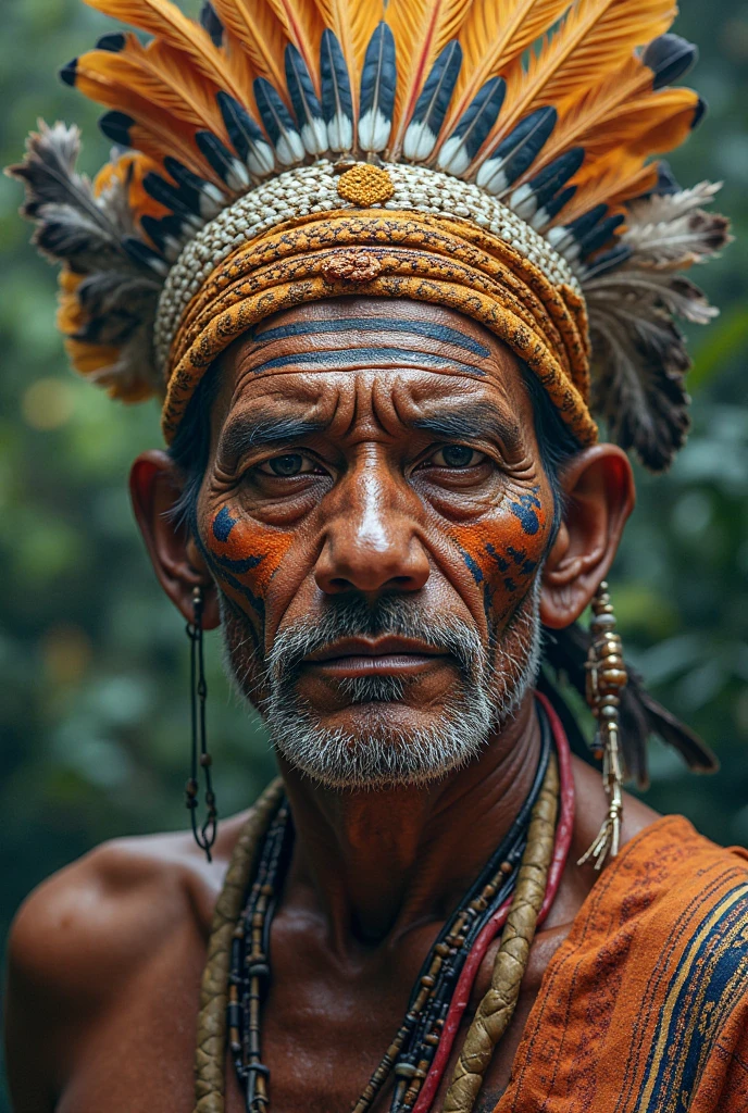 Papua New Guinea tribesman