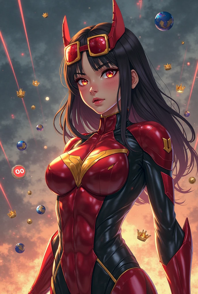 Young beautiful woman,(Highest quality,Extremely detailed depiction,Incredibly absurd high resolution,Anatomically accurate depiction,Nice hands, Perfect Fingers,Curvy Legs),(Glowing Skin,Shiny skin,Oilskin),Latex Swimwear,There is cleavage in the chest,Glossy Lips,Sweat,whole body,background:A fantastic and mysterious island,Extinct civilization,Superancient civilization,Mysterious sight,Island Focus