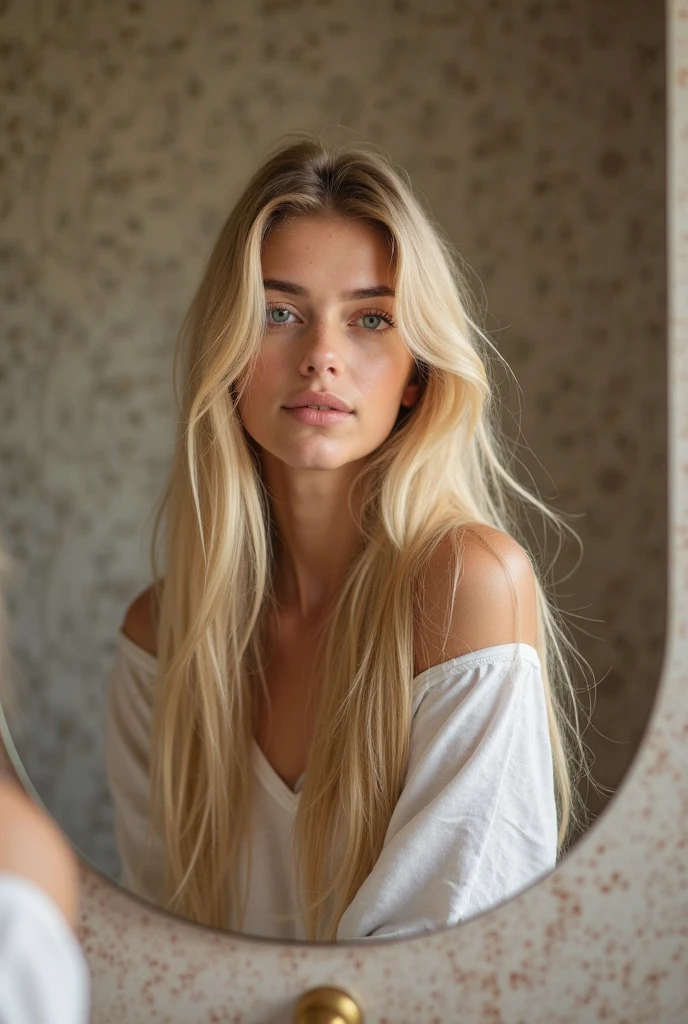 RAW photo, a 20-year-old Brazilian woman, blonde balayage, long hair, medium size breast, hour glass shaped body, realistic, masterpiece, highest quality,best shadow,  , photorealism, hyperrealism, only one girl, wearing rose outfit, fire, snow