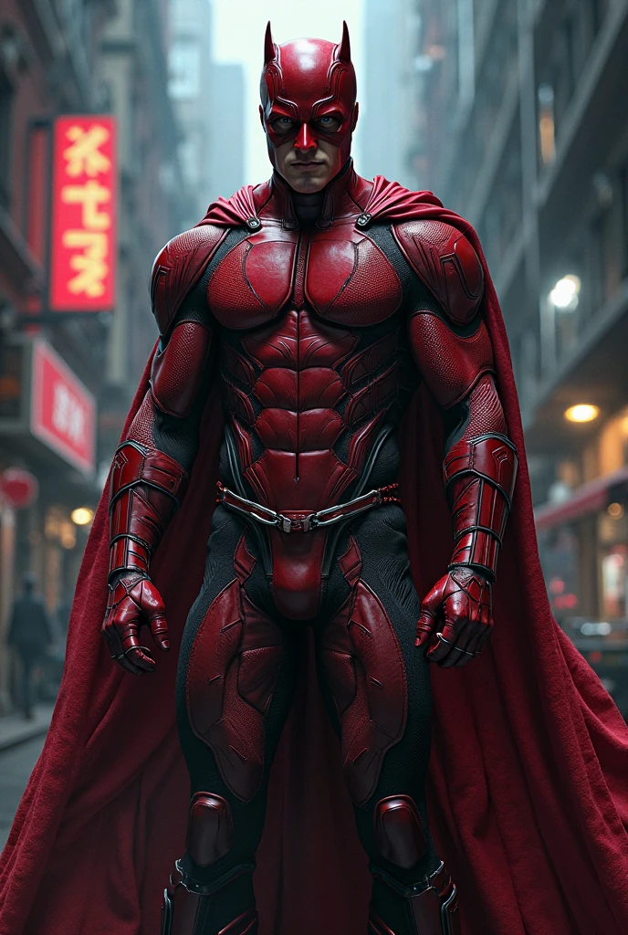 Create for me a hero with an X-Men Cyclops costume