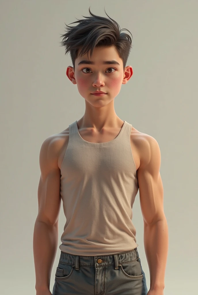 A 16 year old boy&#39;s body that looks good in real version
