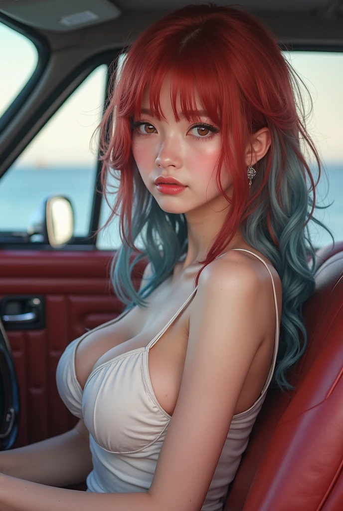 ((revealing clothes)), ((highest quality)), ((masterpiece)), (become familiar with), 
perfect face, redhead, 20th generation, I can see your nipples, street

((glamorous)),((slanted eyes)), ((Female dog)),  
((long hair)), crawl on all fours, Wet