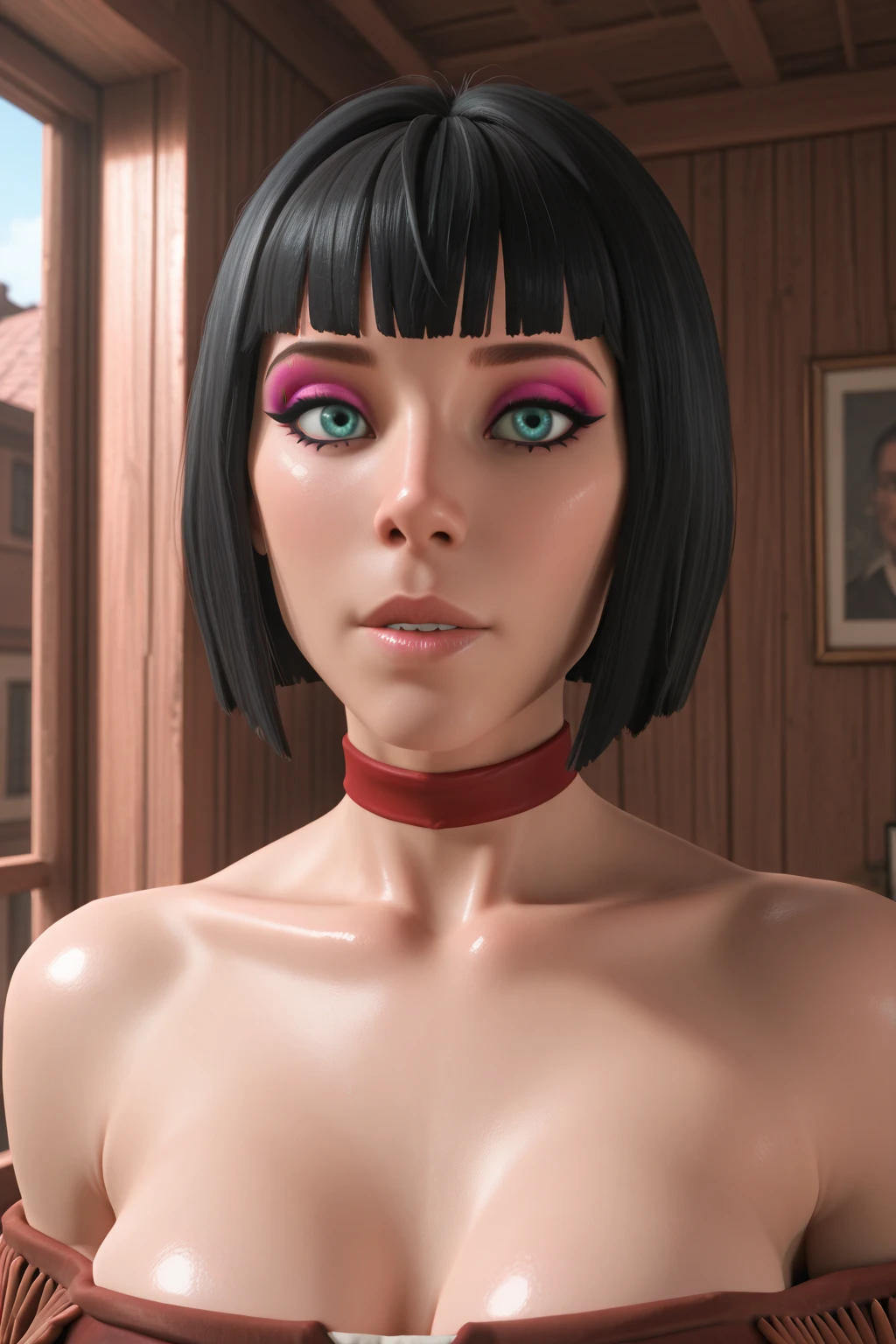 there is a woman in a dress with a knife and a knife in her hand, cutscene de videogame, Supermodelo em Silent Hill, ps5 cinematic screen capture, Imagens de cutscene, Captura de tela do videogame, Captura de tela do videogame de 2020, Captura de tela do videogame>, cutscene, in-game cinematic, ultra realista 8k octan foto, cinematic bust shot