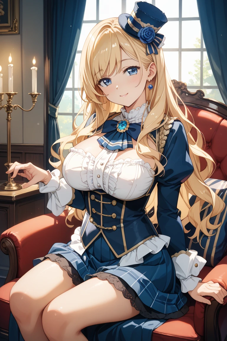 ((highest quality、High resolution))、Blonde、A beautiful cosplay girl is inviting you to sex