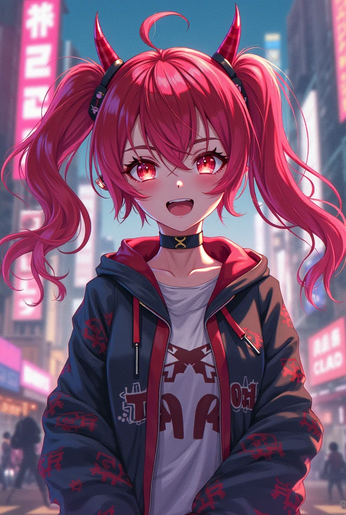 、In a completely different expression、straight haired, Punk groupirl, Without mohawk sleeves, tattoo, Headphones, 🎧, Goth_punk, One Girl, alone, Medium Shot, Stroll around Harajuku, ((At night)), Bokeh Depth of Field, Neon Light, Rainbow Eyes, Grey Eyes, red glowing hair, Black eyebrows, Radiant hair, (iridescent red hair), たくさんのイヤリンgroup, Labret,  piercing, 前hair, jewelry, mask, blunt 前hair, 口mask, Blurred background, Blurred, hair adornments, Look at the viewers, short hair, Portraiture, Side Look, Goth, (masterpiece), (Portraiture), (beautiful), (beautiful), (Upper Body), (high quality), (beautiful衣服), (Professional perspective), (Three-part method), (feminine), (woman), (woman), (beautiful), (feminine features), (Age 25), alone, woman1名, (Charming punk girl), Dramatic Light, ((I'play the guitar)), (Are standing), anddgy makeup, (), (Front Face), (resistance的な表情), ((resistance)), (レザージャケットとtattoo), ((Short hair)), (dyed (and.group. and pink) hair), (spiky hair), (Thick hair), Matte shine hair, (Hair bands scattered in the hair), (Grey Eyes), (A bold and daring look), (Pale skin), (Dark clothing), (Band T-shirts), (Ripped jeans), (-), Crew neck), ((Urban alley background)), (Close-up shot), beautiful hands, both hands, Normal hand, Two arms, Complete Hand, beautiful body, beautiful fingers, Normal finger, Five Fingers, Five Fingers, (Thumb Index Finger Ring Finger), beautiful ears, Normal ear, beautiful eyes, Shining Eyes, beautiful mouth, beautiful lips,