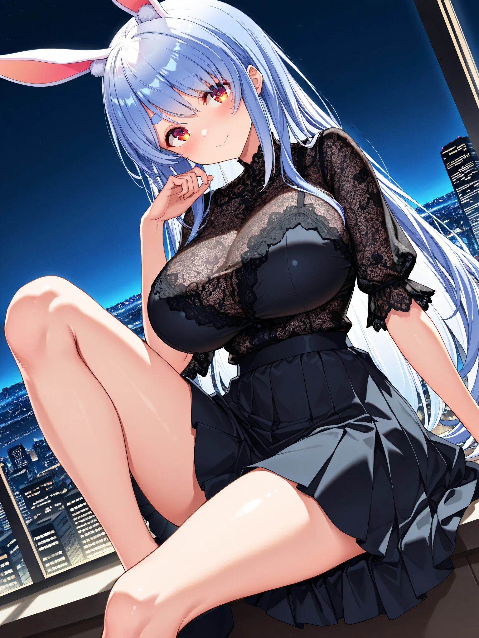 Perfect human body，girl, mature female, mature, Beautiful wife，milf, very long hair, Big, etc，blush, lipsticks，(very highly detailed background、subways), 鎖骨，Lace lingerie big breasts，semi transparent，(white stockings)，((woman with fever)), ((perspiring,steamy)), Colossal tits，((The expression of color)), (Blushlush:1.2), Put your hands on the car window，Sexy close-up，