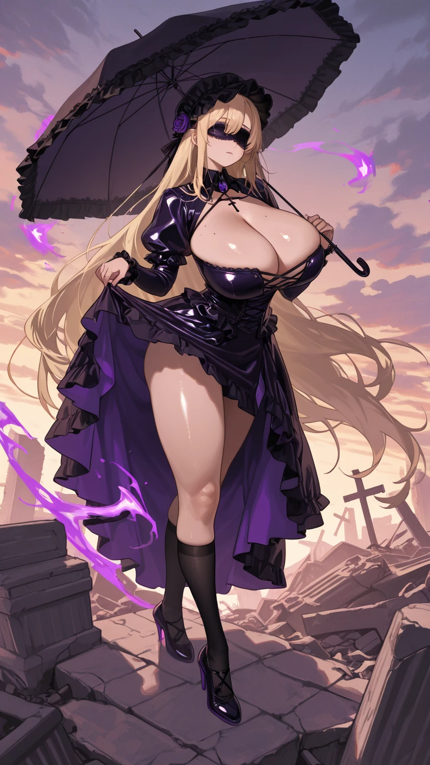 woman (naruarrive), 1 girl, alone, Large Breasts, yellow_Eye, superior_Body, watching_arrive_this_side, cosmetics, zipper, rain, paper, nose, open clothiss, paper jutsu, superior Body, Xiao clothing, Labre piercing smile