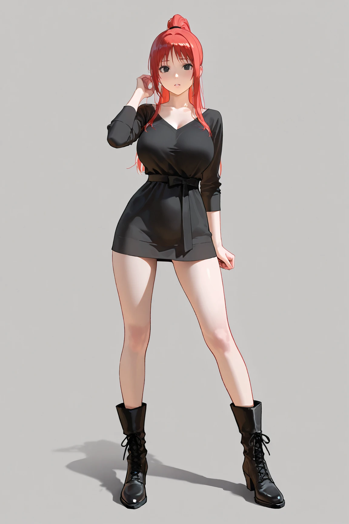 Nino Nakano,
BREAK (white dress, short dress, elbow gloves, white gloves, thigh strap:1.2),
BREAK full bodyesbian,Standing on the ground,Slim,long leges,Stand up straight,nothing background,Slim,extra long leg,A sagging breast,arms behind back,
BREAK ((top quality, 8k, masterpiece: 1.3, ultra hd, high quality, best quality, high definition, realism)), sharp focus: 1.5, Beautiful woman with Slim body, (perfect hands, perfect anatomy),