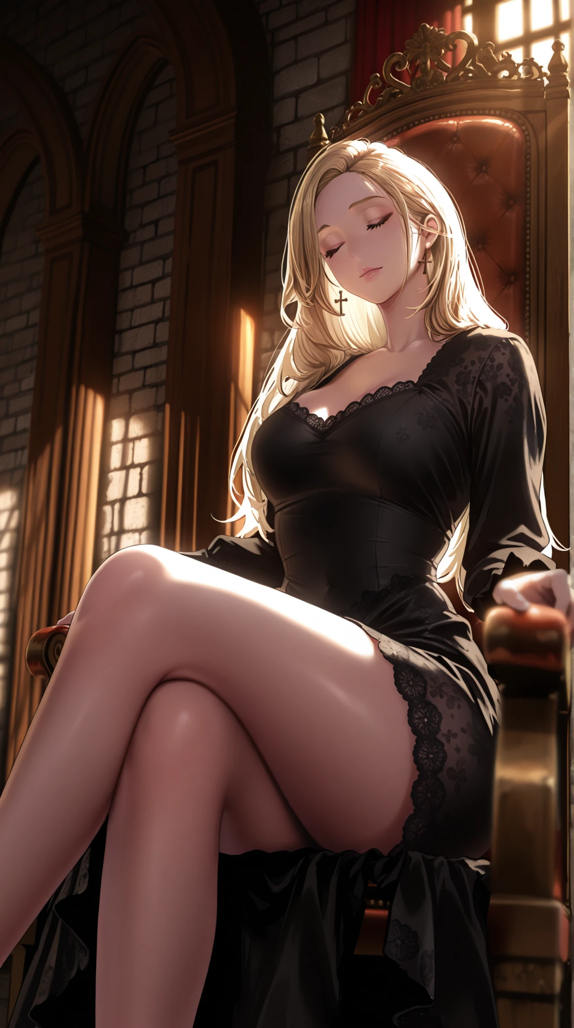 Girl A 1girl, large cleavage, beautiful secretary outfit, expensive glasses, pretty young secretary leaning against desk, (viewer from below), red lipstick ((sexy feet on show)) (best quality, high quality, high resolution, masterpiece), full-body, (blonde hair in a ponytail), high quality 21st century clothes, highly detailed accessories, beautiful makeup realistic lighting and reflections, highly detailed face features,realistic, ultra-detailed, high quality illustration, eye-catching,realism, highly detailed eyes, sharp focus, high quality photo, hyper-realistic, photogenic, colorful theme, professional color grading, perfect color balance,