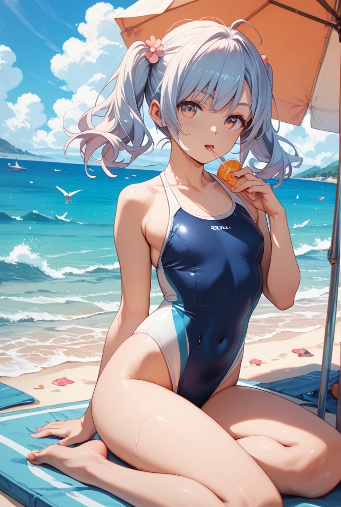 Genshin Kamisato Ayaka Seaview swimsuit