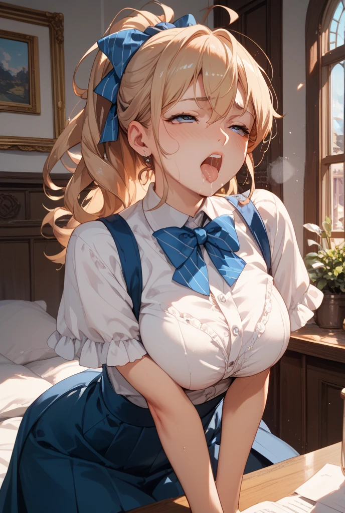 Cute little beautiful girl、Young face、Big Breasts、(Sad crying face blushing drooling:1.3)、Beautiful Eyes、Brown skin、Braid、Lift the chest、Lift up your skirt、