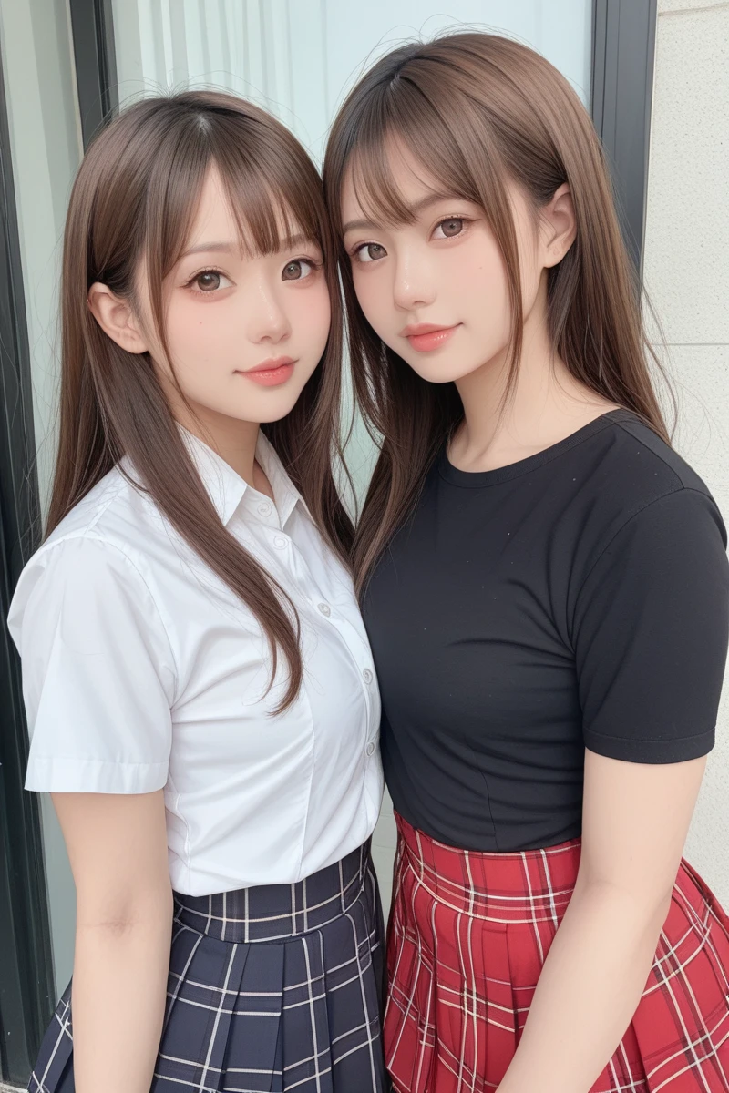 Highest quality, masterpiece,8k, Ultra-high resolution, (Realistic: 1.4), RAW Photos, Dynamic Pose,Brown Hair,((uniform)),Young,1 girl, Glowing Skin, classroom, Dramatic lighting, whole body, high school girl,（underwear）