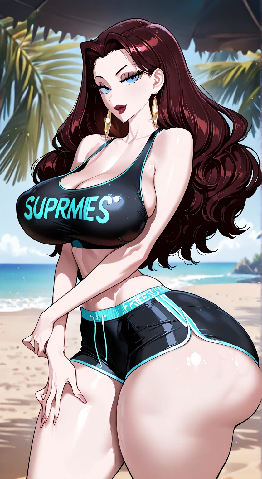 A beautiful voluptuous with Tig ol Bitties woman magazine cover