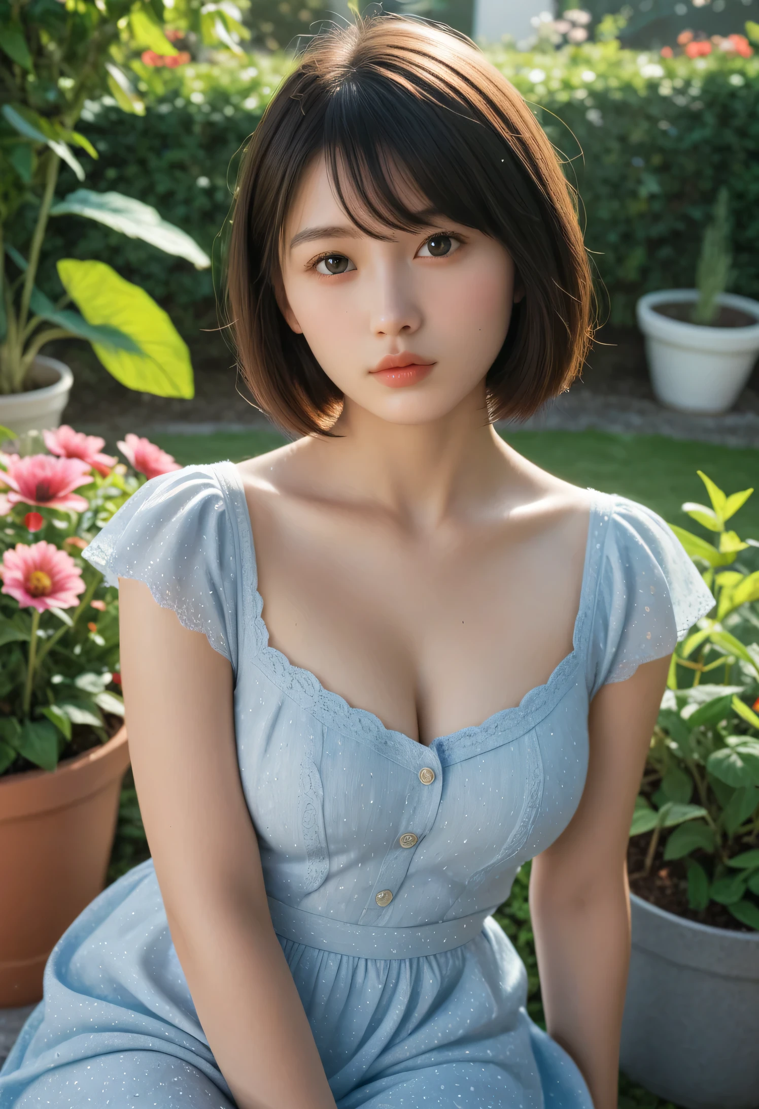 1girl in、Beautiful vintage colors、instagram（Photorealsitic、hight resolution：1.4）、（（Puffy eyes））、Staring at the viewer、、full bodyesbian（8k、RAW Photography、top-quality、​masterpiece：1.2）、（realisitic、Photorealsitic） :1.37)、(foco nítido:1.2)、Professional Writing、photon maping、Radio City、Physically Based Renderin