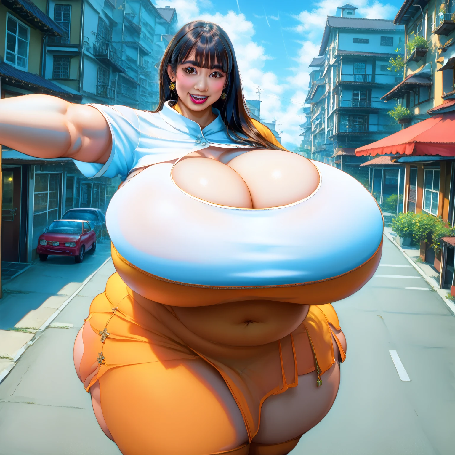 kindergarten、schoolyard、Balloon seller, full body, real photos, 35 year old girl, twin tails, look back at me,camel toe、huge tit、Nipple Puffs、cleavage、Plump、Super big breasts、super big butt、Multicolored balloons、sexy、lure、See-through、kindergartenの制服、yellow hat、Yellow Shoulder Bag、、knee high socks、full body photo、Group photo、multiple、Super big breasts、Super big breasts、super big butt、super big butt、Waiting for penis insertion、Waiting for Mom to Pick Up