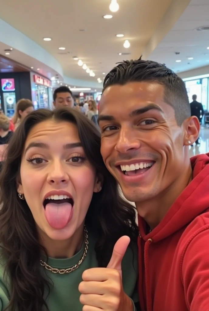 Selfie with Ronaldo 