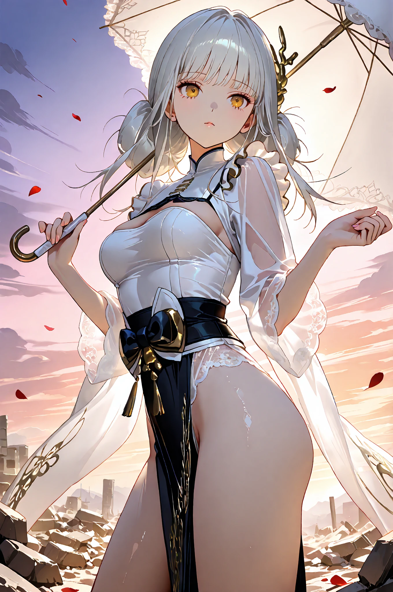 {(watercolor painting:1.1),(renaissance style:1.2)}, {hime cut}, BREAK, {erotic face,anguish,(scream:1.1),(very ecstasy:1.2),(writhing:1.4),embarrassing,half open eye},{(very obscene pose:1.2),(arched back:1.2),(arch one's head:1.4),arms behind}, {(chains fundoshi:1.2), (wet clothes:1.4)}, BREAK, {(chains skindantation),(many chains from the ceiling:1.4), (chain shibari:1.3),(chain bondage), (chain restraint),(wrap limbs with chains:1.4),(chain bind body),(chain in collar:1.2), confinement, shackles}, BREAK, {(1 woman, small breasts, hime cut,long straight hair)},{dynamic low angle view}, {(dark church glowing stained glass:1.2)}, BREAK,{(glowing tears:1.1),(Clear eyes),extremely detail hair, (pure white skin:1.1)}