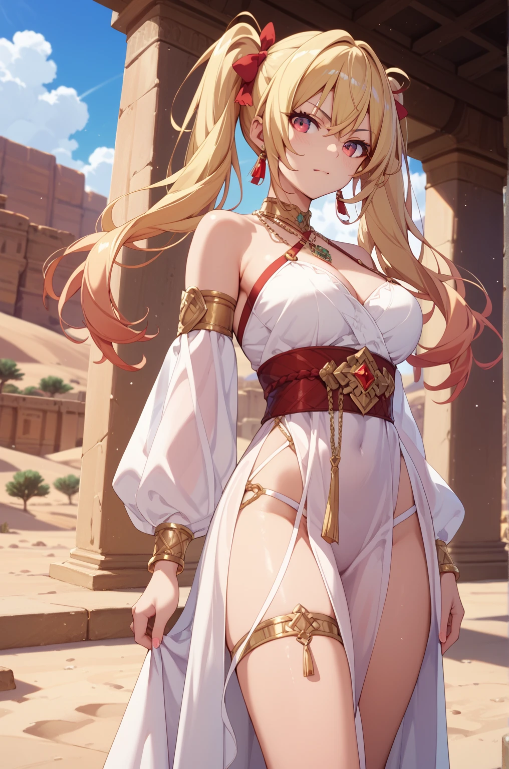 Sculpture, Statue of the Goddess, Ancient Greek Art, Misaka Mikoto, 1girl, black choker, uhd, retina, masterpiece, ccurate, anatomically correct, textured skin, super detail, high details, high quality, best quality, highres, 4K
