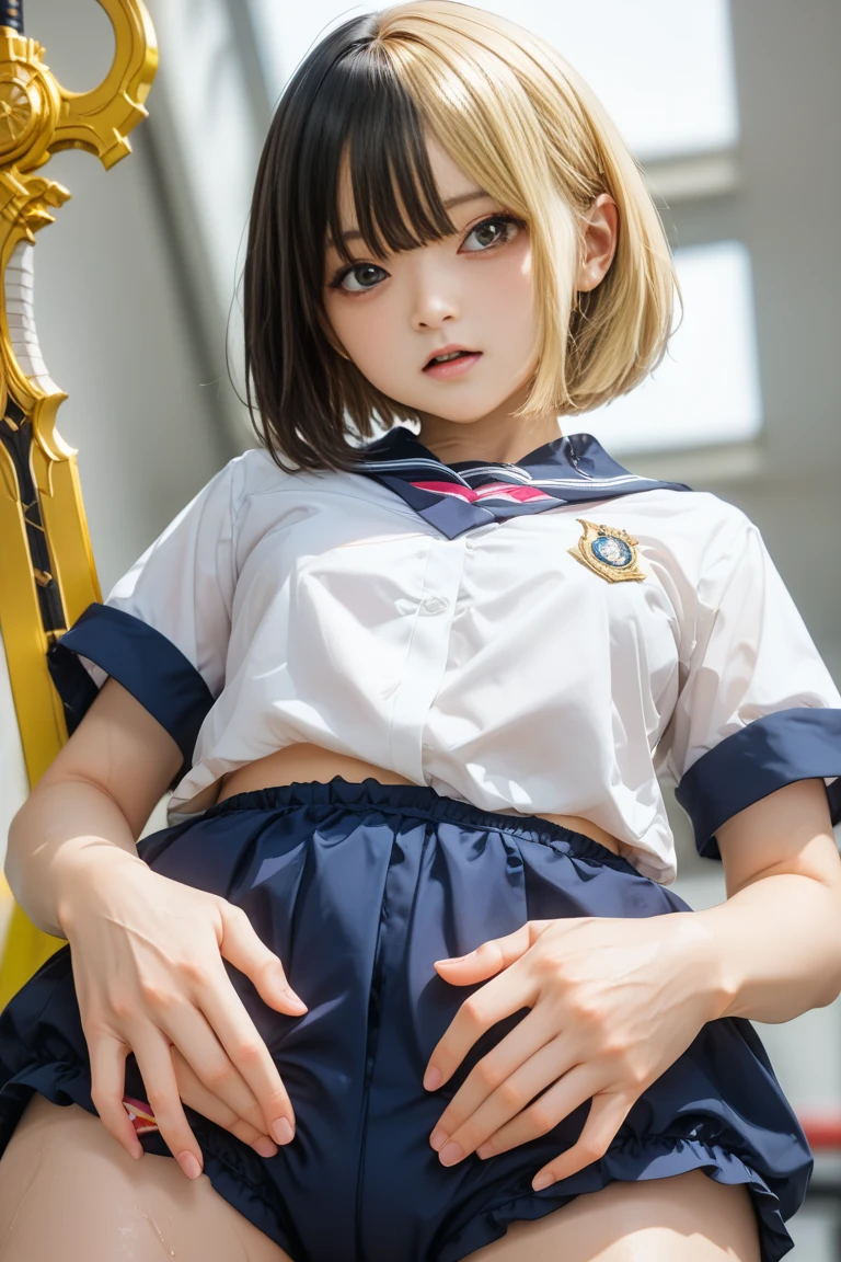 Schoolchild, juvenile, brown, sexy
