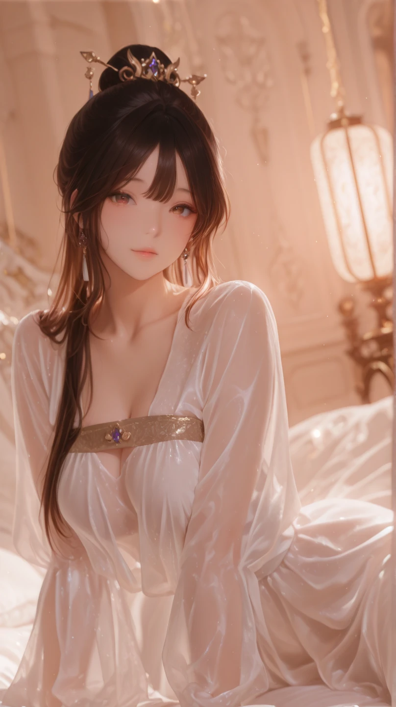 ((masterpiece, best quality)), Delicate face, Whole body love, Rich in details, Multiple poses and expressions, Very detailed, depth, Many parts,beautiful girl,Light,发Light,Red and Gold,Phoenix decoration,gauze,Lace,Lace连裤袜,High heel ((masterpiece, best quality)), Delicate face, Love with all your heart, Rich in details, Multiple poses and expressions, Very detailed, depth, Many parts,beautiful girl,Lace,Lace连裤袜,High target heels 1 20-year-old girl, Have a perfect face, 带有许多性感的黑色Lace细节, Legendary Saint, Icons of Saints, The elegant and beautiful female saint shines, Dark Mystery Edition, 'crown, Red lips, Thin and beautiful lips, Don't laugh, shut your mouth , Characters created by Carol Buck and Pino Deheny, Intricate details, Detailed background, Very detailed,(Flawless face: 1.9), (Big round eyes,Delicate and beautiful makeup: 1.8), Exquisite makeup, Collect income, Mysterious Makeup, bracelet, bangs and dyed light blonde, Upper Body , (Saints on the body): 1.8), Drooping arms, Invisible Hand, Vivid realism,, High target resolution, Timeless art fiction of the best quality, 最好的photo, Super cool 8K, 8K picture quality, Surrealism, 最好的現實生活photo, Art goddess photo, The most realistic color scheme, 最好的photo color, masterpiece, Hair accessories, necklace, Jewelry, Pretty Face, Brand effect, 真实photo, Dark Studio, pink details: High target, DS White, Light , Soft Light, High target quality, Light, frank, photo , High target resolution, 4k picture quality, Super 8K, Bokeh, Light滑锋利, 10 times more pixels, Sexy goddess, Sexy goddess, beautiful eyes