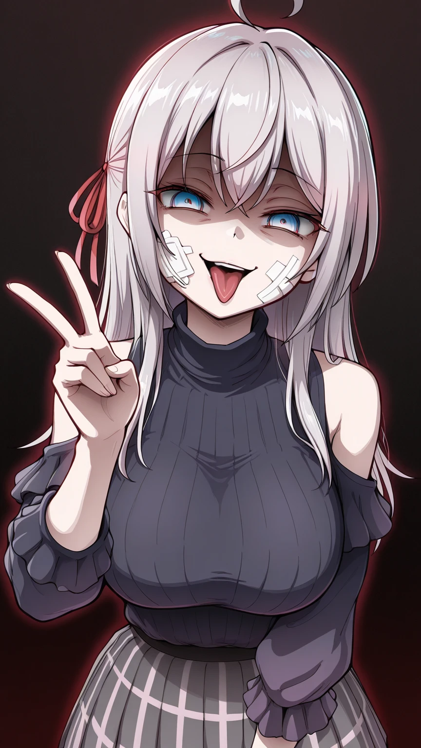 (smiling),masterpiece, best quality, (Red_eyes),1girl, bangs, bare shoulders, black leotard ,breasts, brown_legwear, cleavage, collarbone, cowboy_shot, hair ornament, , leotard, long_hair, looking_at_viewer, medium breasts,(real rabbit ears),(rabbit ears),(real rabbit tail), solo ,(different hair colors) , (different hair styles),(redd leather jacket),(shorts red), curly hair, (drill hair), long hair, ringlets, (blood:1.5) ,(big smile:1.3) <lora:more_details:0.5> <lora:skin_tone_slider_v1:-9> <lora:emotion_happy_slider_v1:6>,(bright Eyes),(waving),splashing blood,((blood rain))