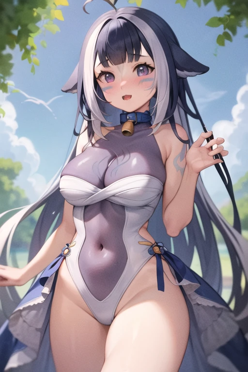 snow leopard furry girl,silver long hair,pony tail with red ribbon,white fur,spread armpits,soak armpits,sparkle armpits,water dripping on armpits,very hot,:3,full face blush,naked,looking at viewer,rain background,grittering rain detailed,rain splash on armpits,rain splash on breasts,water dripping on breasts,water dripping on arms,water dripping on legs,raining on girl,ultra detailed armpits,public street,walking,exhibitionism,flora hair ornament,sunglasses,bauble necklaces,gold earring