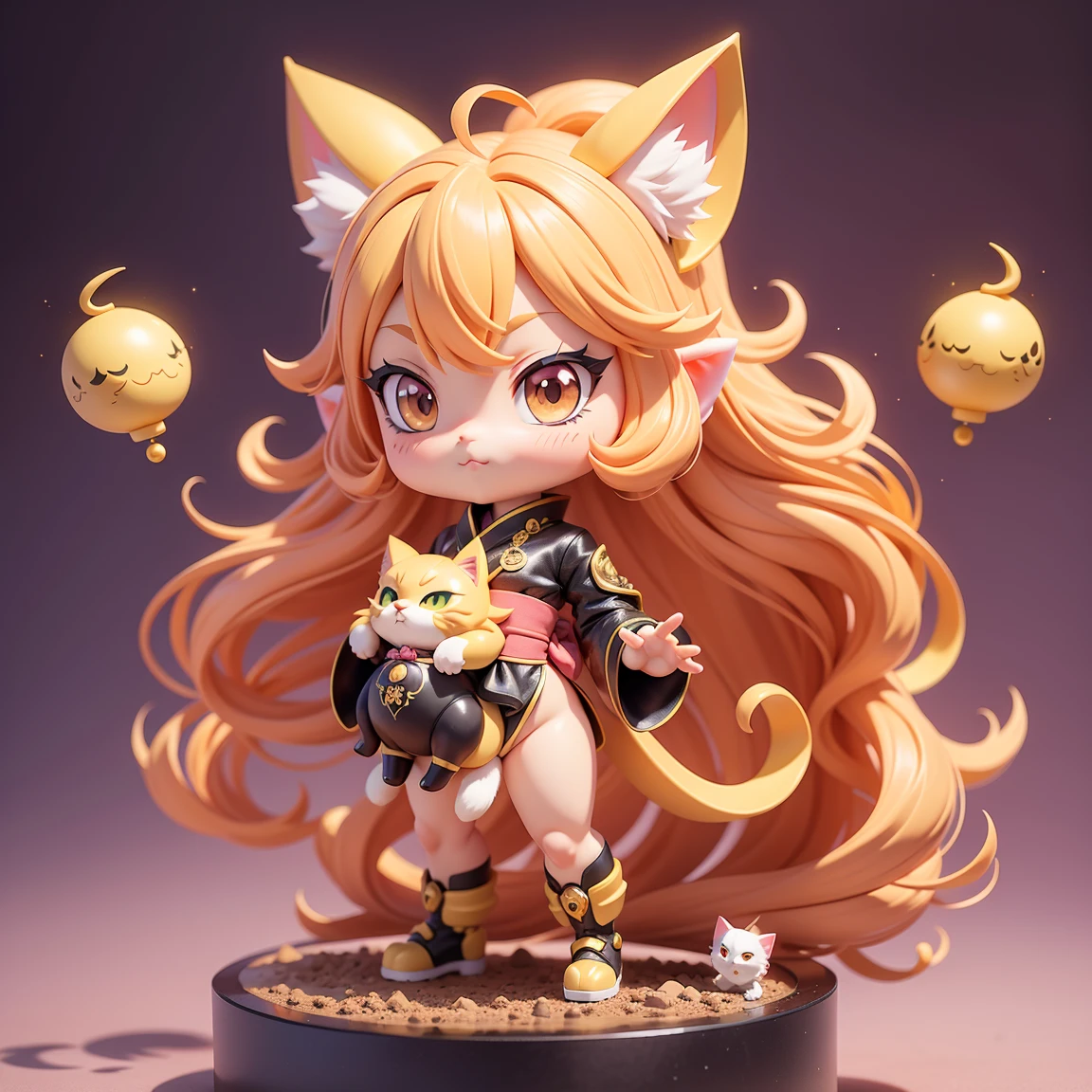 (masterpiece),(best quality),(super detailed), (whole body:1.2),
1 chubby chinese girl,Super cute, Smile, open mouth,wearing a miniskirt，Tomahawk in hand 
(Beautiful and delicate face), (beautiful and delicate eyes),
 