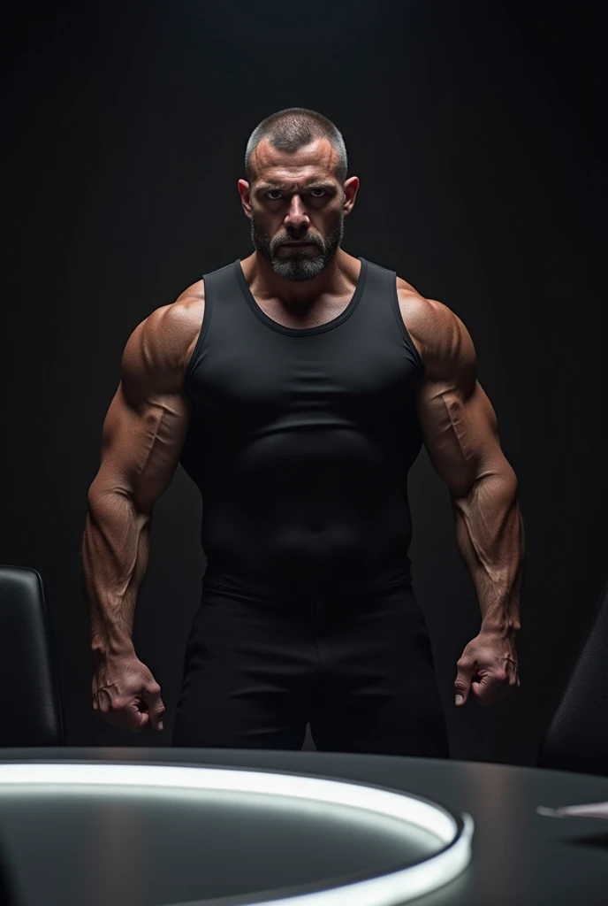 full body, shaved head, pale skin, white skin, muscular buff bodybuilder man, extremely detailed realistic portrait, photorealistic, hyper realistic, hyper detailed, highly intricate, 8k, ultra detailed, (extremely detailed face, chiseled jawline, intense eyes, perfect lips, flawless skin:1.2), (muscular physique, ripped abs, bulging biceps, veiny arms, broad shoulders, defined chest:1.3), (no clothes, nude, bare skin:1.2), dramatic lighting, cinematic lighting, moody lighting, dramatic shadows, cinematic shadows, dark and gritty, dramatic contrast, dramatic atmosphere, powerful, strong, masculine