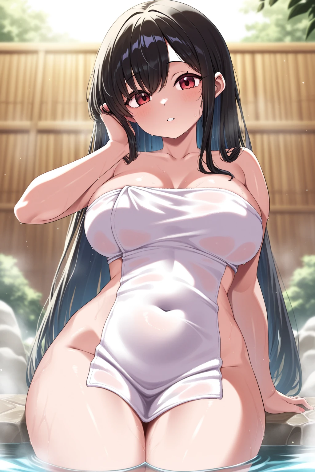 (Realistic, Realistic: 1.37), (Masterpiece), (Best Quality: 1.4), (Ultra High Resolution: 1.2), (RAW Photo: 1.2), (Sharp Focus: 1.3), (Facial Focus: 1.2), Elegance, (Full Body: 1.2), (1 Pregnant Woman in White Briefs and White Bra with Open Belly: 1.3), (Office Lady), Bikini, Sunglasses, Barefoot (24 Years: 1.1), (Happy Smile: 1.3), (Shiny Hair: 1.3), [casual hairstyle], standing, full body
(), landscape, (beautiful sunset background:1.2), from behind, back, bangs, beautiful detail eyes, looking at the audience, (cute), (without makeup),
+ Lola