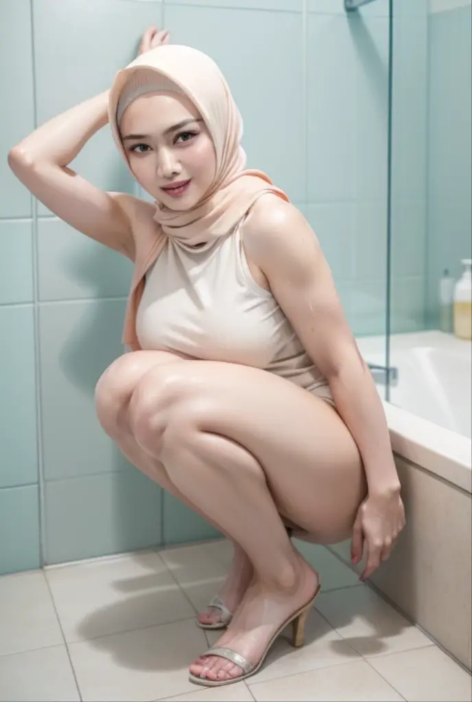 excited (((tiny HIJAB MALAY GIRL))), 2 friends, masterpiece, High quality, UHD 32K, Realistic face, Realistic skin feeling , A koreanLady, 10 years old, (blushing) Very cute and baby, cute face, (((flat breast))), (MATRIX WORLD), ((look In front  at the camera)), (((CUTE GIRL))), (nude) dark nipple, dark pussy, dark skin, pose together, fully nude, sauna