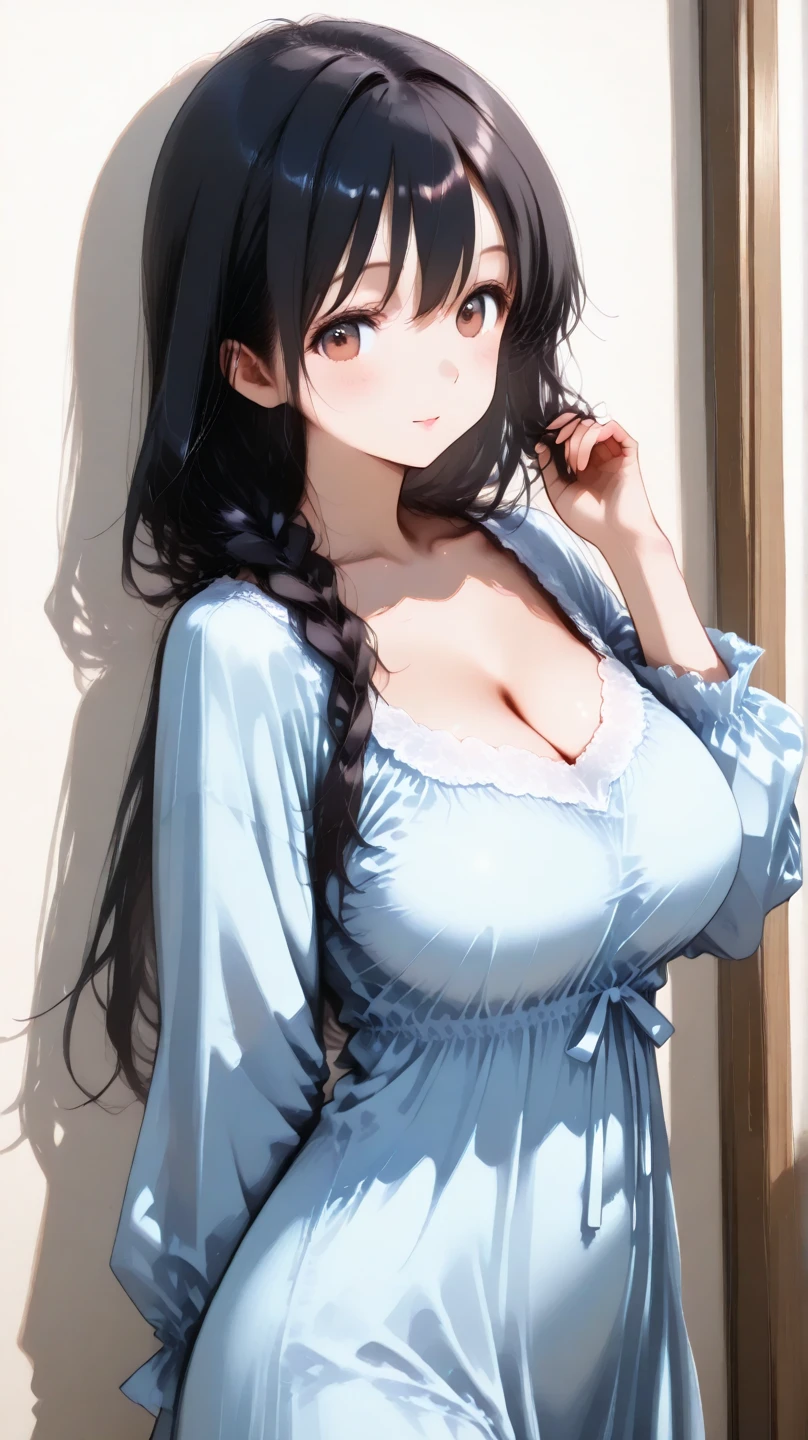one girls,Wavy hairstyle,Medium Hair,Half twin hairstyle,a baby face,a small face,A smile,a beauty girl,cute little,Dynamism,cleavage of the breast,Voluptuous thighs,Big buttocks,bbw,Ultra-high resolution,ultra-quality,Hi-Res,detaileds,double tooth,rendering art,(((爆乳,fullnude,teats,NSFW,pubick hair))),realisitic