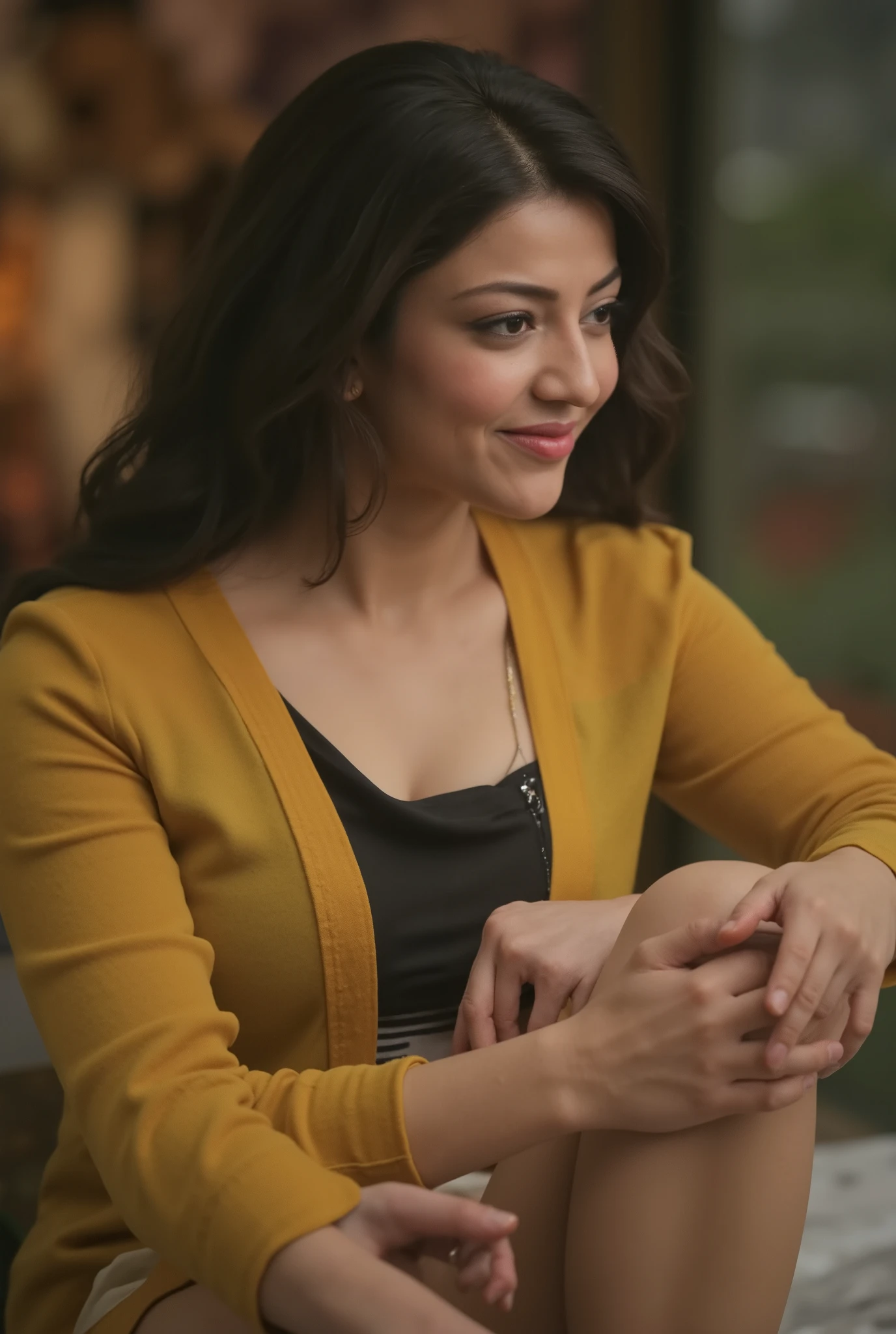 Full body image,hair bun,strapless bra ,big tits,big huge enormous gigantic humgous breast,a beautiful sexy voluptuous indian bhabhi,wearing sexy strapless chrome plated bra,tits popping out from bra, deep huge cleavage,wet shiny hair, hands on head showing dark hairy armpits, navel,deep cleavage,big large huge enormous gigantic humgous breast breasts, big ass, huge ass, beautiful sexy face, celebrity face, full body image, side view, (best quality,4k,8k,highres,masterpiece:1.2),ultra-detailed,(realistic,photorealistic,photo-realistic:1.37),detailed eyes,detailed lips,extremely detailed face,long eyelashes, Sitting on a bed for honeymoon ,sexy bedroom  big window city view, Chandelier,intricate details