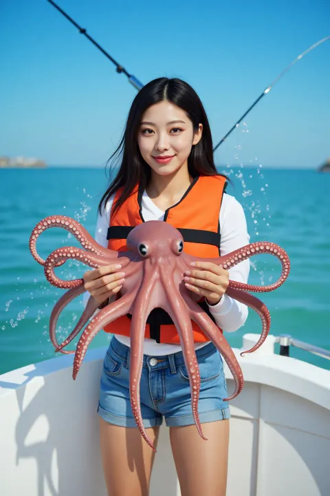 Sea Fishing Photos（Female version）