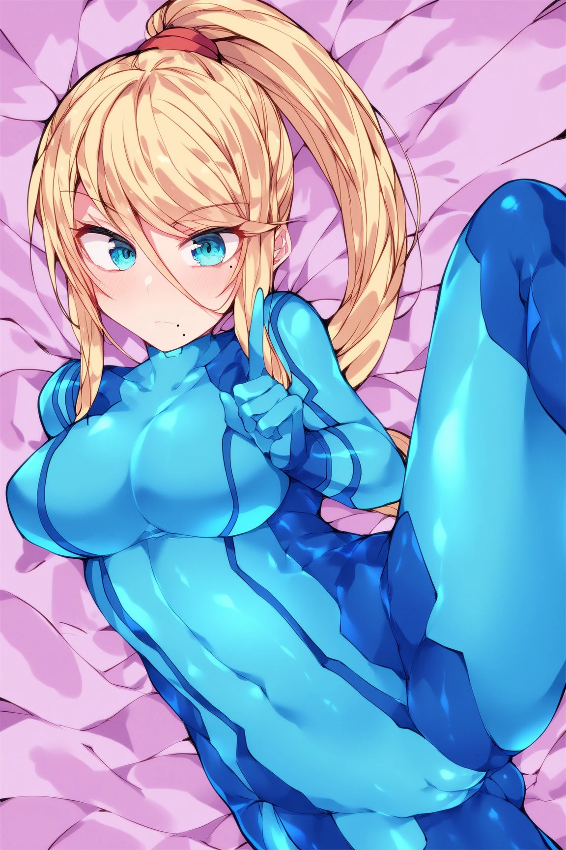 Ice skating leotards、Colored tights、Blonde、Ahoge、Short braided hair、Embarrassed face、Saber、、bed、Emphasis on the groin、Like the whole body、Toe emphasis、Sweaty、blush、Sex workers