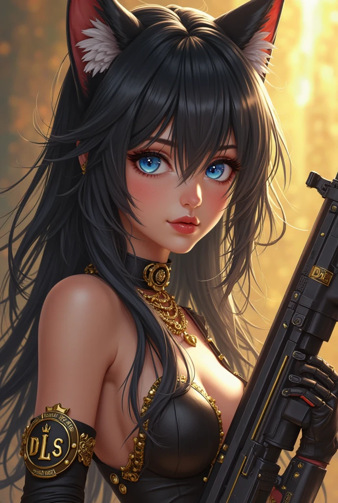 High quality, ultra-realistic images of women. The woman is of mixed Native American and Jewish descent.. Powerful Features, Fair skin. Dark brown curly hair, Dark Eyes. The woman is wearing semi-futuristic lingerie. She has a gun and a knife strapped to her body.. Beautiful woman smiling. Her eyes shine with hatred.