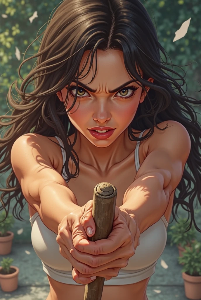 ((scarlett johansson)), dark forest, brown long hair, big breasts, thick thighs, white panties, pulling panties up, skinny chubby, (((she is brutally hit in the cheek:1.2))), (((hit in cheek:1.2))), (((woman body view:1.2))), ((panty))), (((women hit with sticks))), (((cheek deformed by the violent stick impact:1.2))), (((sweaty skin))), (((beaten by violent skulled men:1.2))), (((close up view))), (((fast stick hit movement effect against her cheek:1.2))), (((surrounded:1.2)))