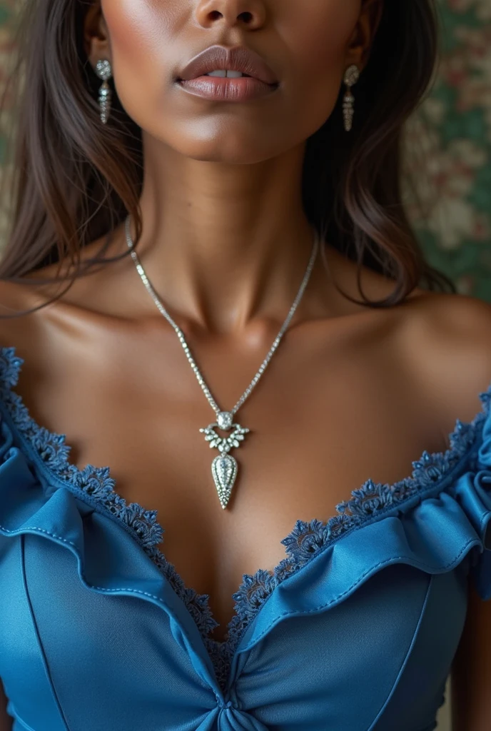 Elf Princess,In the woods,platinum hair accessories,(Realistic:1.4), (masterpiece, Side light, Fine and beautiful eyes: 1.2), masterpiece*Portraiture, Realistic, The face is delicate, Glowing Eyes, Shiny Hair, Glowing Real Skin, alone, Embarrassing, (abdomen),(Ultra-fine),More about pubic hair,Accurate,(Masterpieces),(highest quality),8K resolution,Half Body,Dynamic Viewing Angle,Dark brown hair